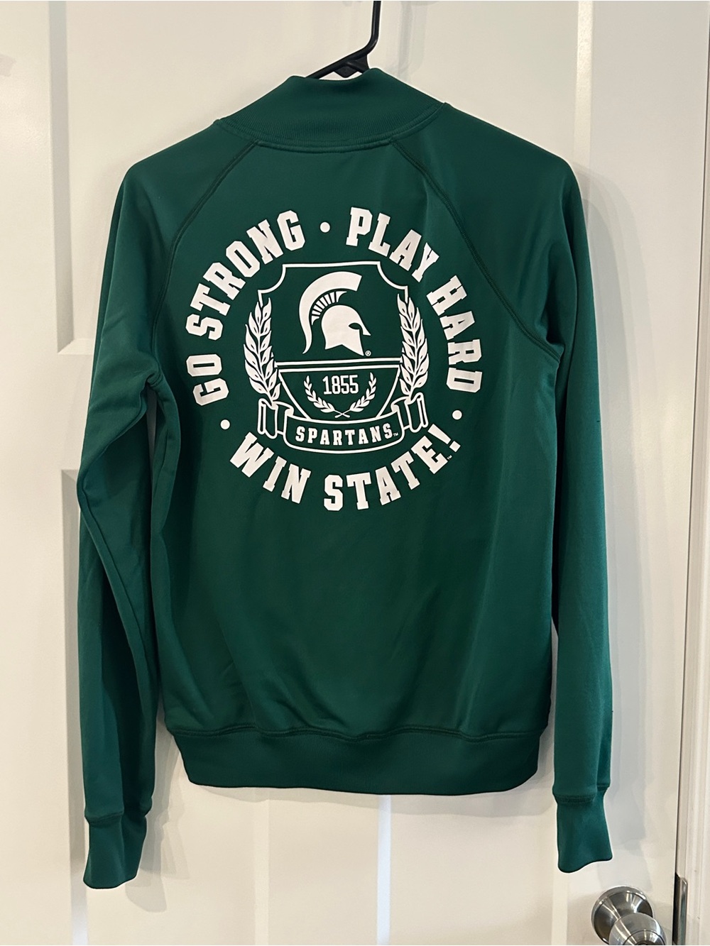 Victoria’s Secret PINK Michigan State MSU Spartans Zip-up track jacket size M